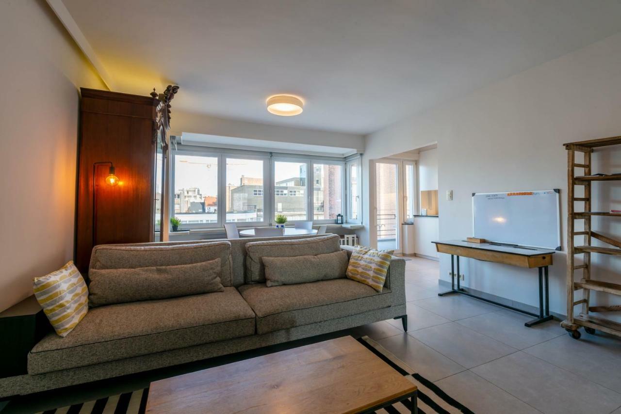 Modern Apartment With Free Parking Ostende Exterior foto
